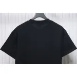 Loewe 25ss graffiti painted letter logo print short sleeve T-shirt black