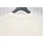 Loewe 25ss graffiti painted letter logo print short sleeve T-shirt white