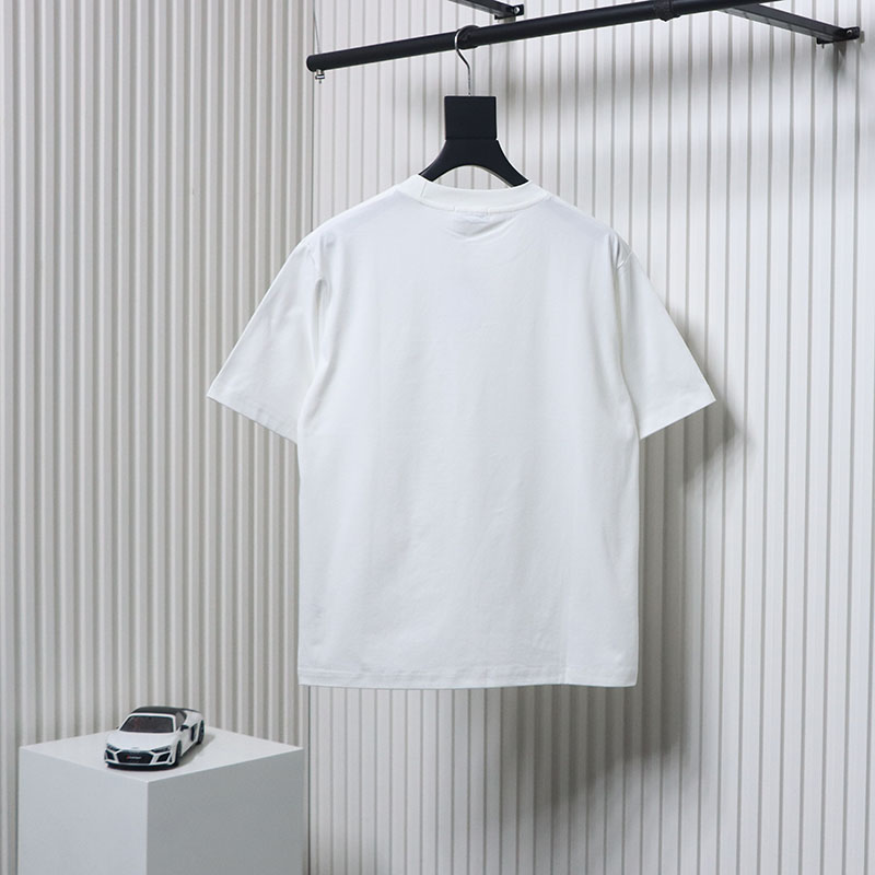 Loewe 25ss Octopus Print and Anagram Embroidered Short Sleeve T-Shirt White