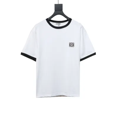 Loewe classic patchwork embroidered small logo short sleeve White 01