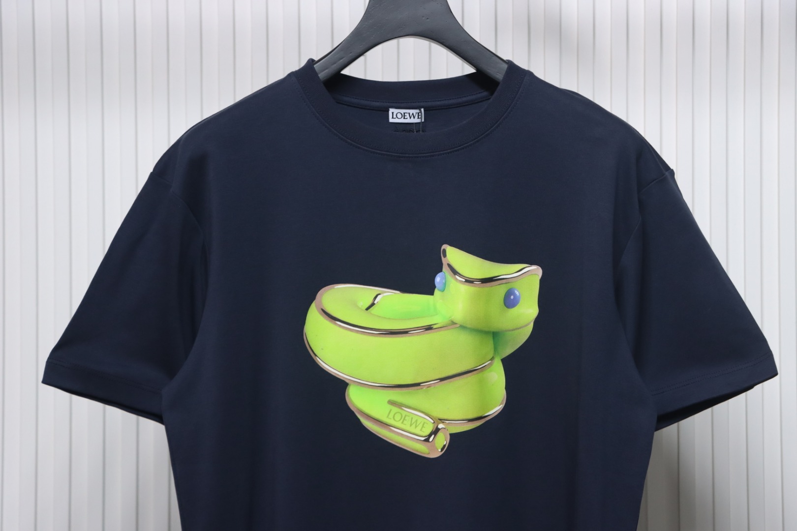 Loewe Limited Edition Snake Short Sleeve T-Shirt Blue