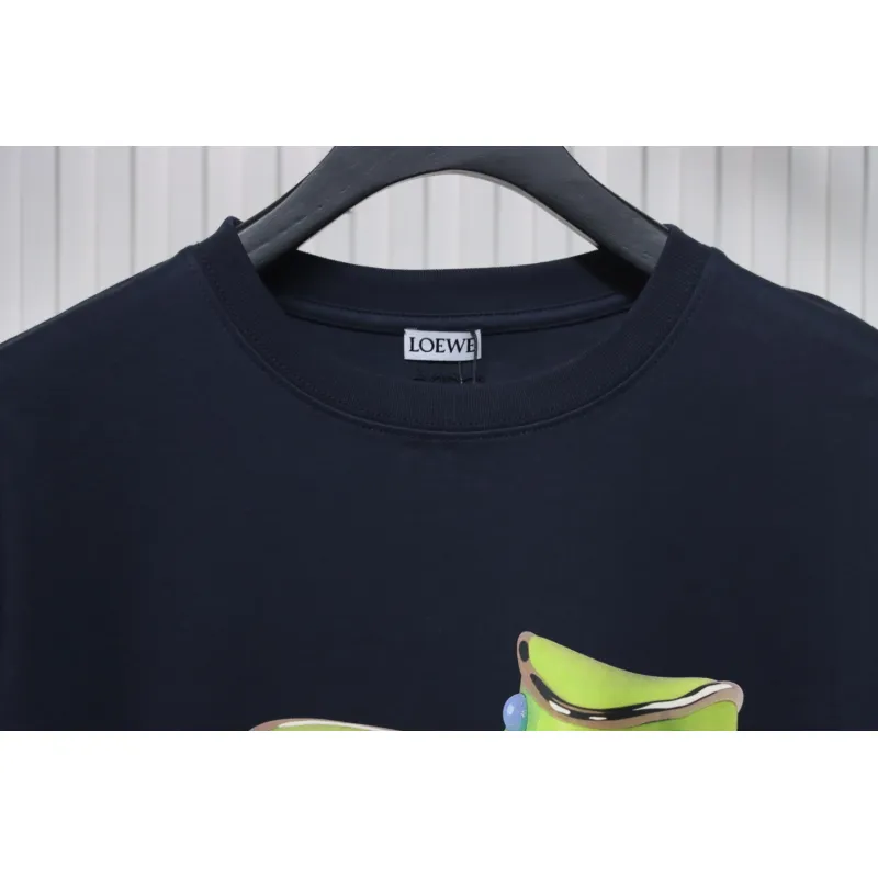 Loewe Limited Edition Snake Short Sleeve T-Shirt Blue