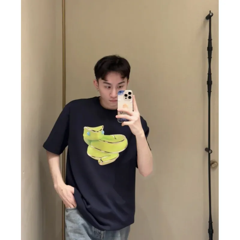 Loewe Limited Edition Snake Short Sleeve T-Shirt Blue