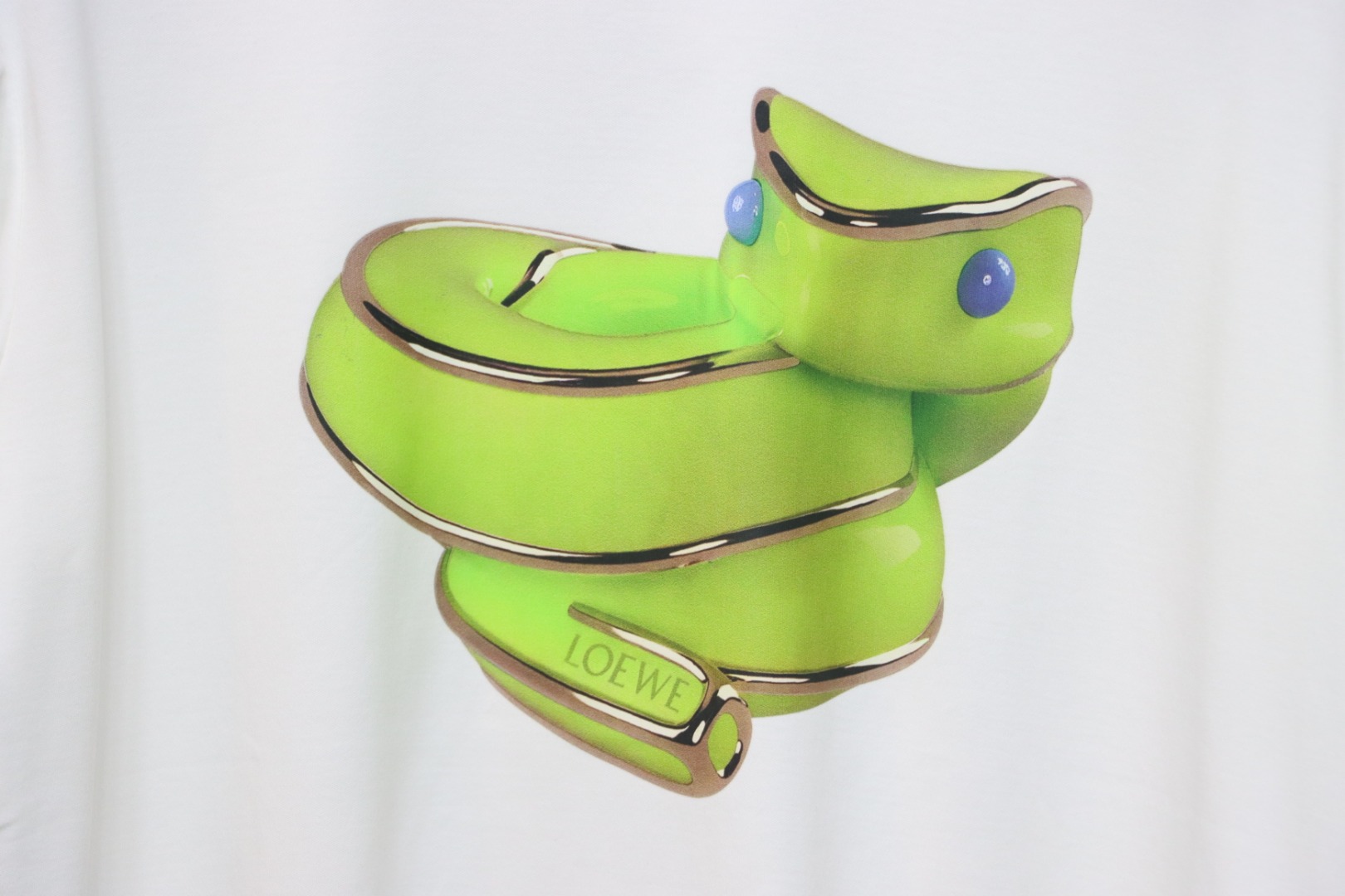 Loewe Limited Edition Snake Short Sleeve T-Shirt White