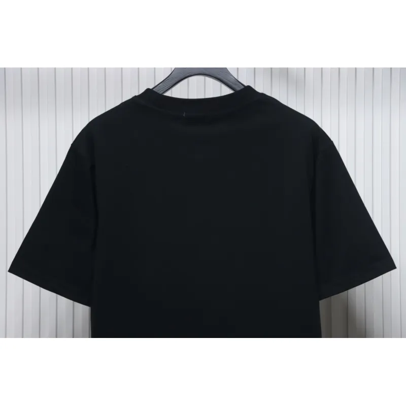 Loewe Suna Fujita co-branded rabbit embroidered short-sleeve black