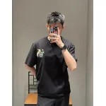 Loewe Suna Fujita co-branded rabbit embroidered short-sleeve black