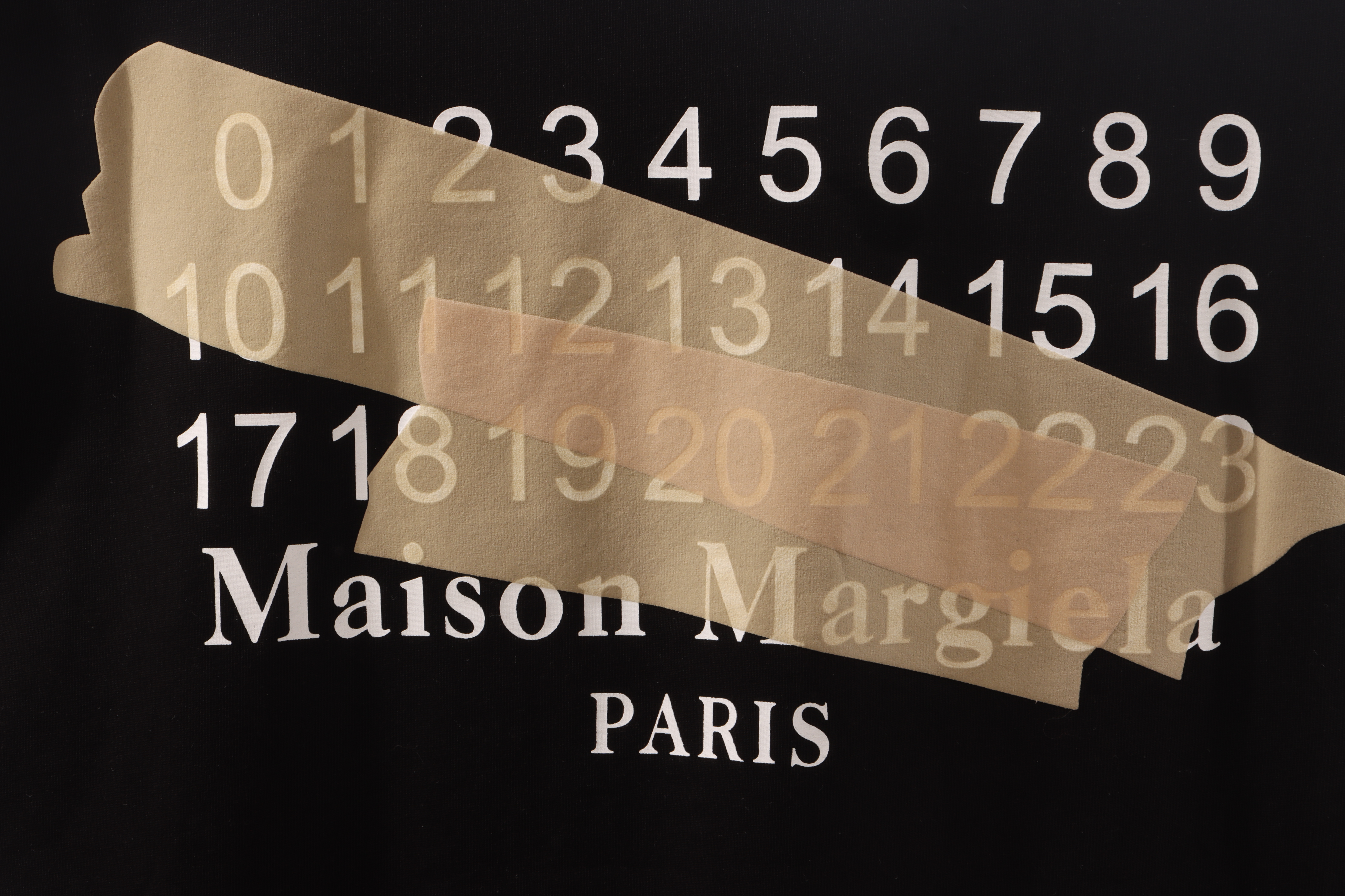 Maison Margiela Digital rubber short sleeves black