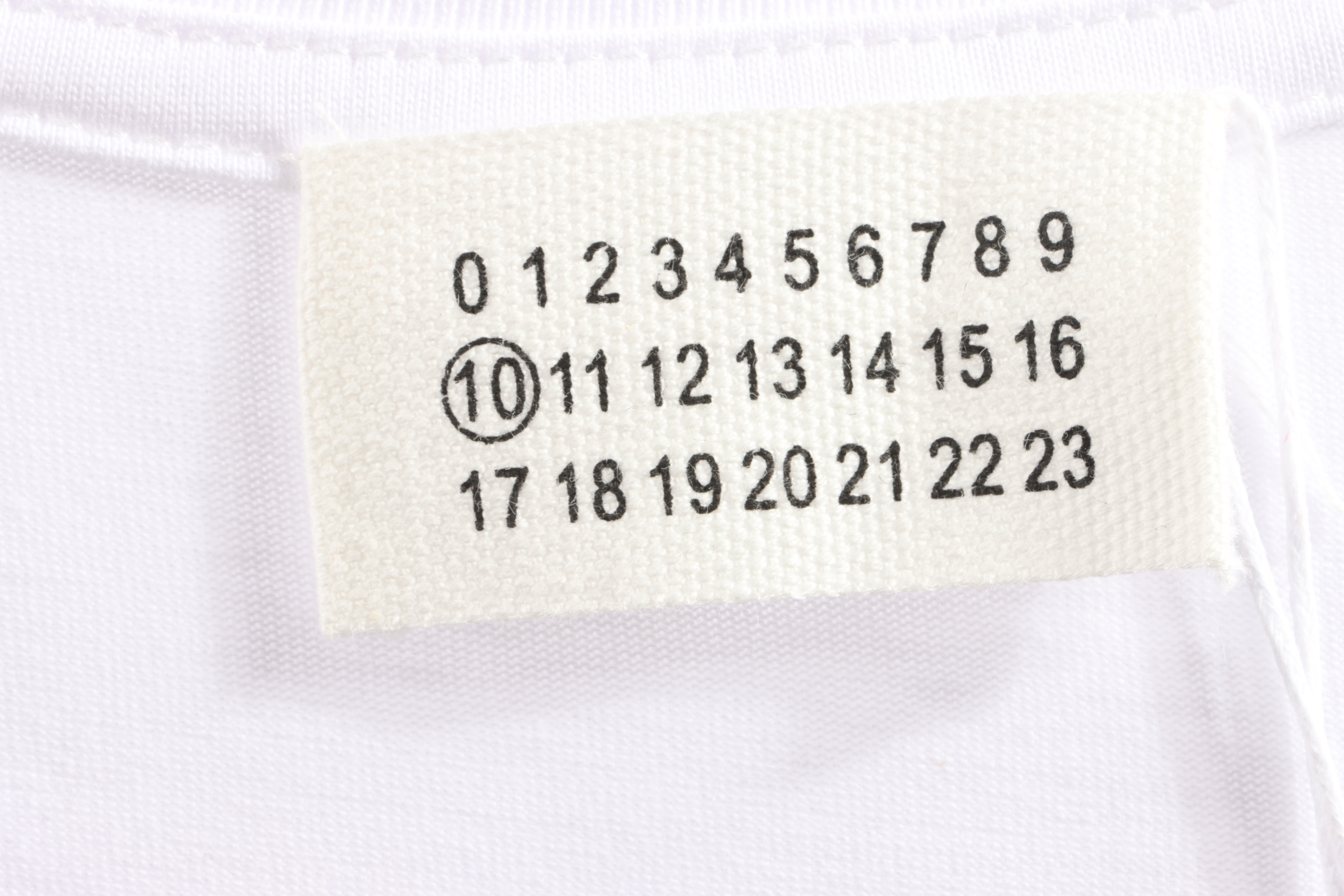 Maison Margiela Digital rubber short sleeves white