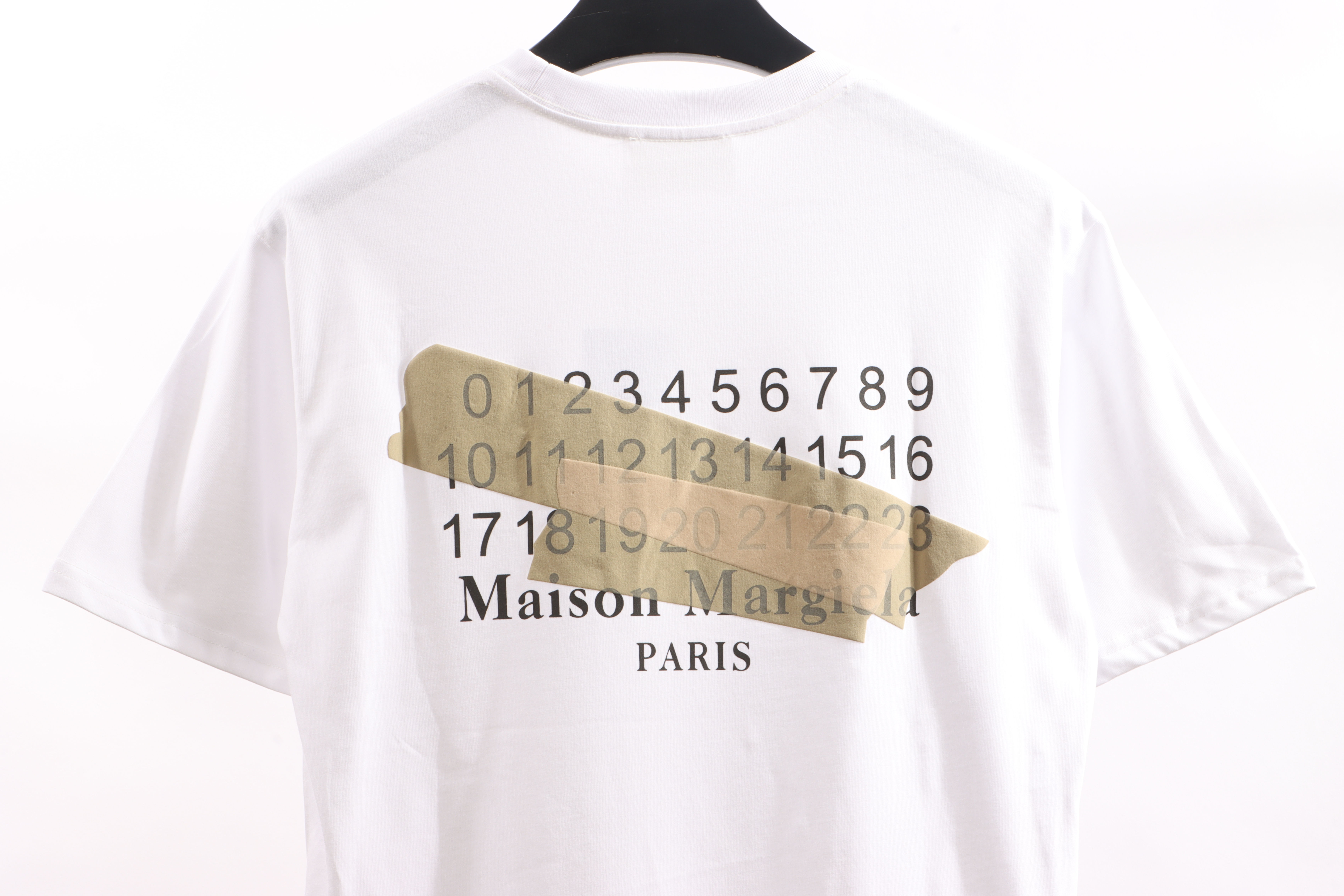 Maison Margiela Digital rubber short sleeves white