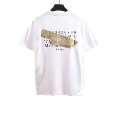 Maison Margiela Digital rubber short sleeves white 01