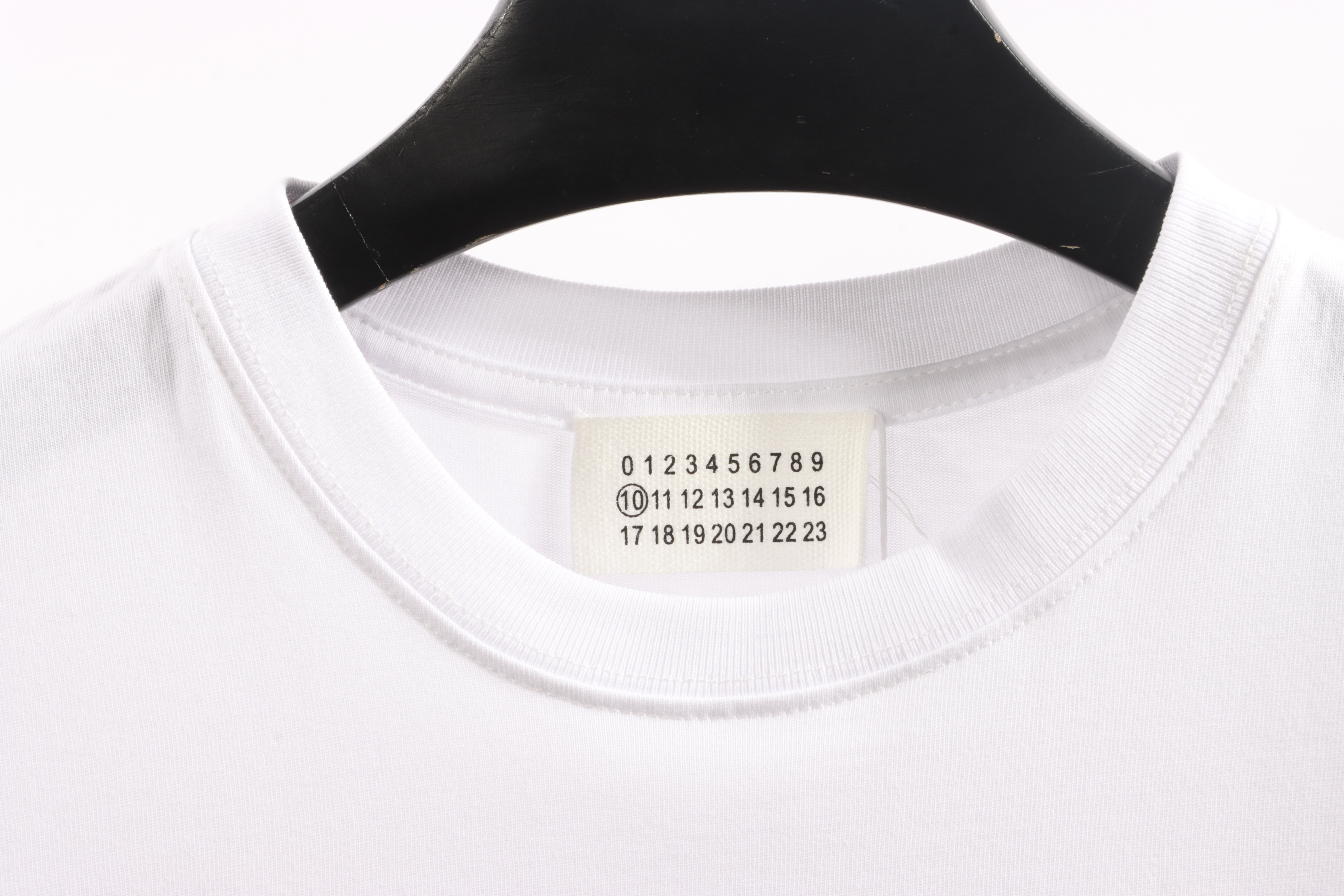 Maison Margiela Digital rubber short sleeves white