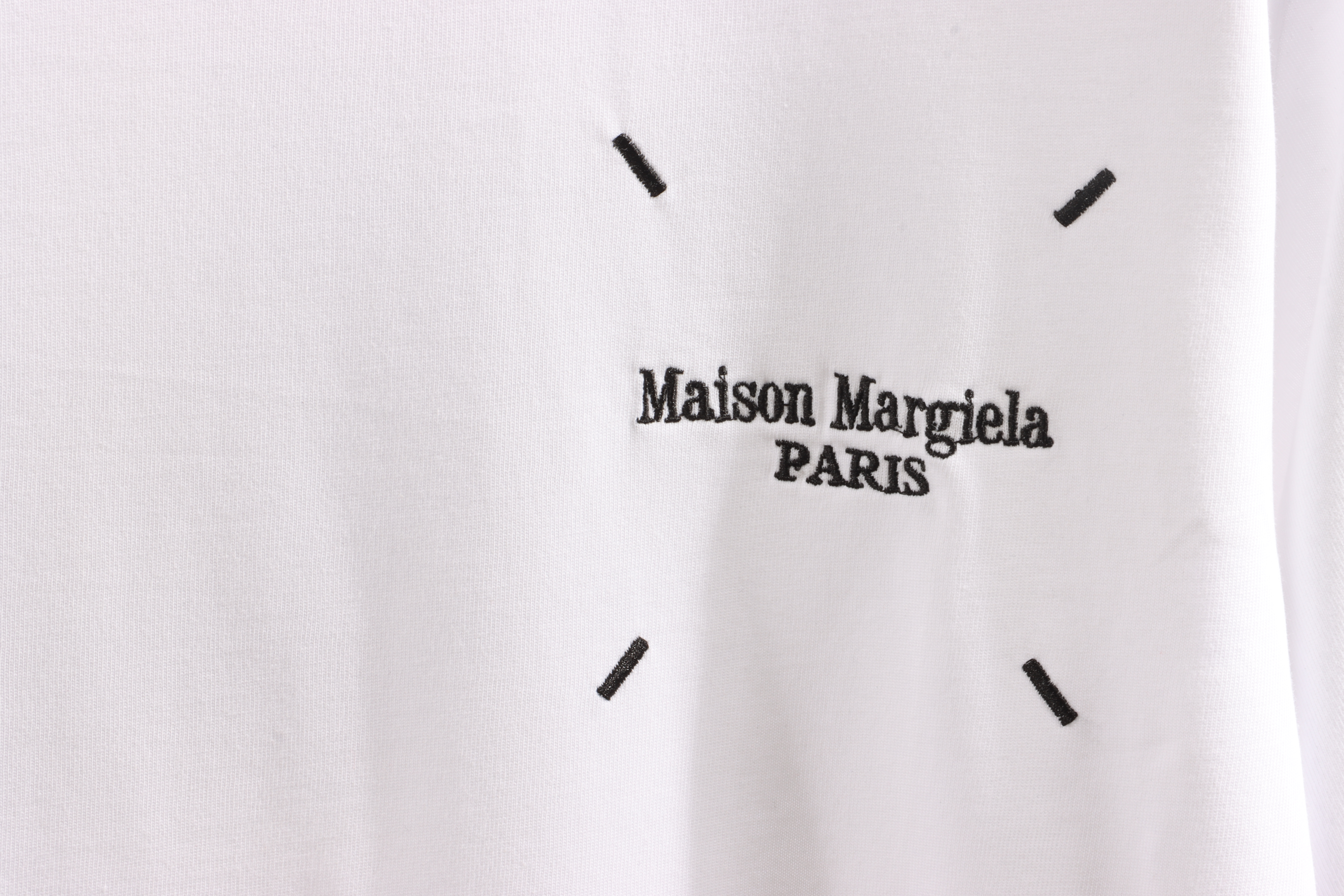 Maison Margiela Digital rubber short sleeves white
