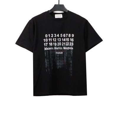 Maison Margiela Ghost Digital Print Short Sleeve Black 01