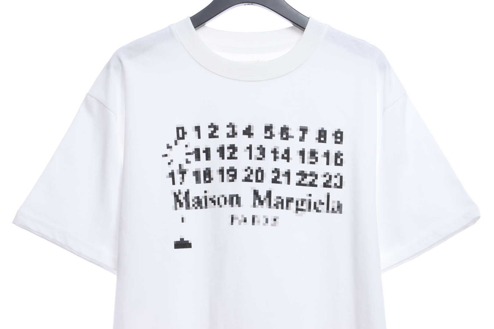 Maison Margiela Mosaic classic letter short sleeve white