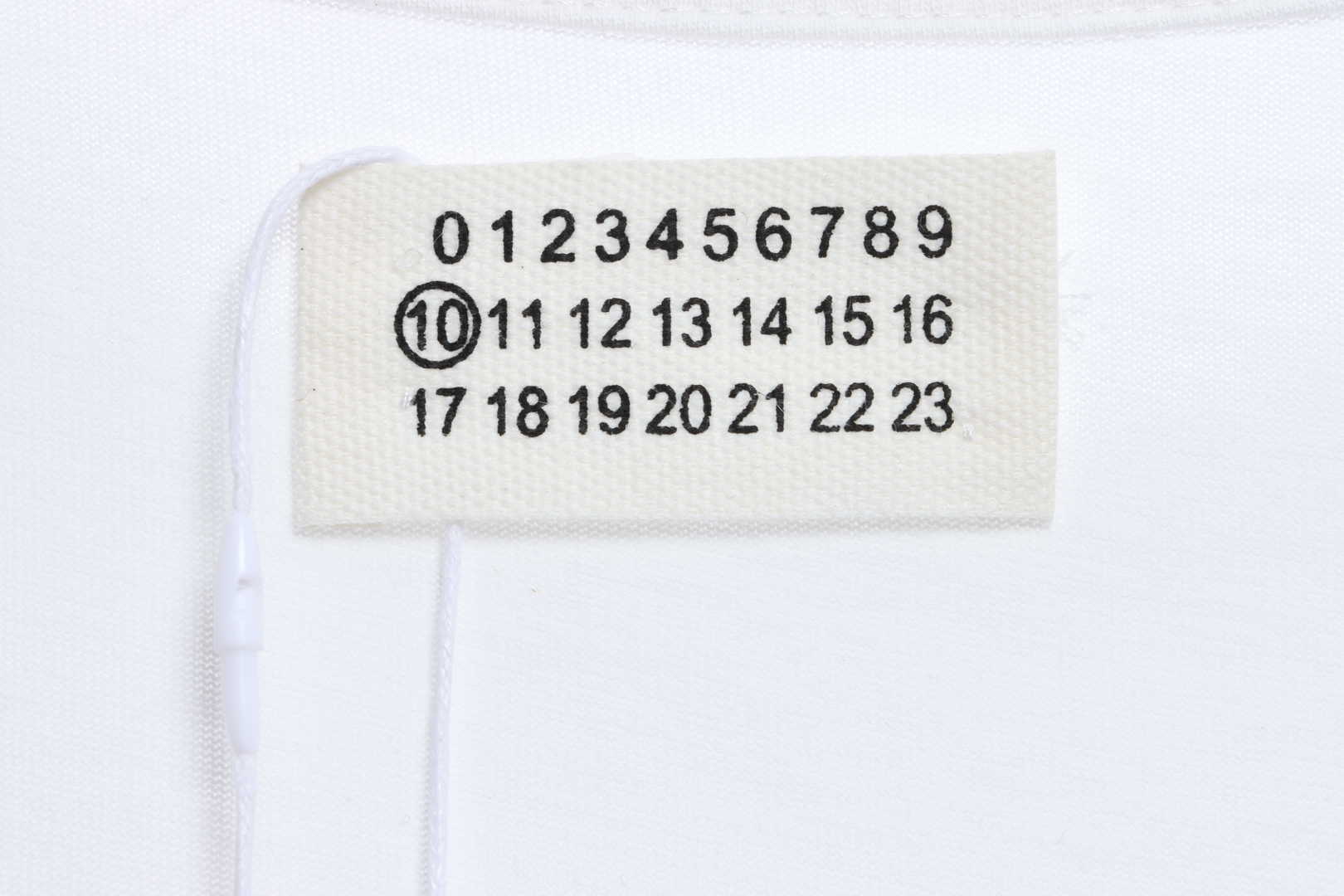 Maison Margiela Mosaic classic letter short sleeve white