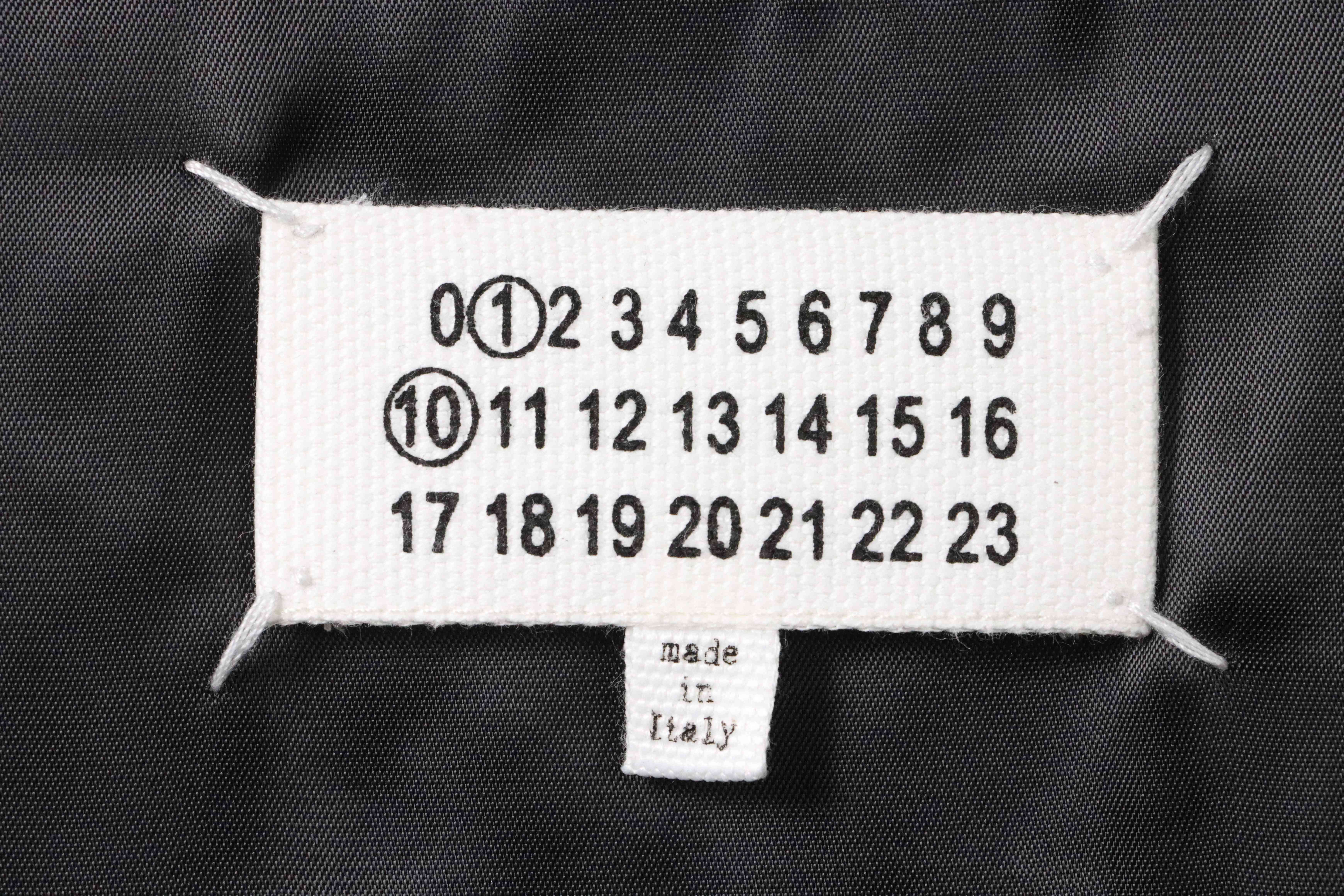 Maison Margiela Square Embroidery Short Sleeve Shirt Black