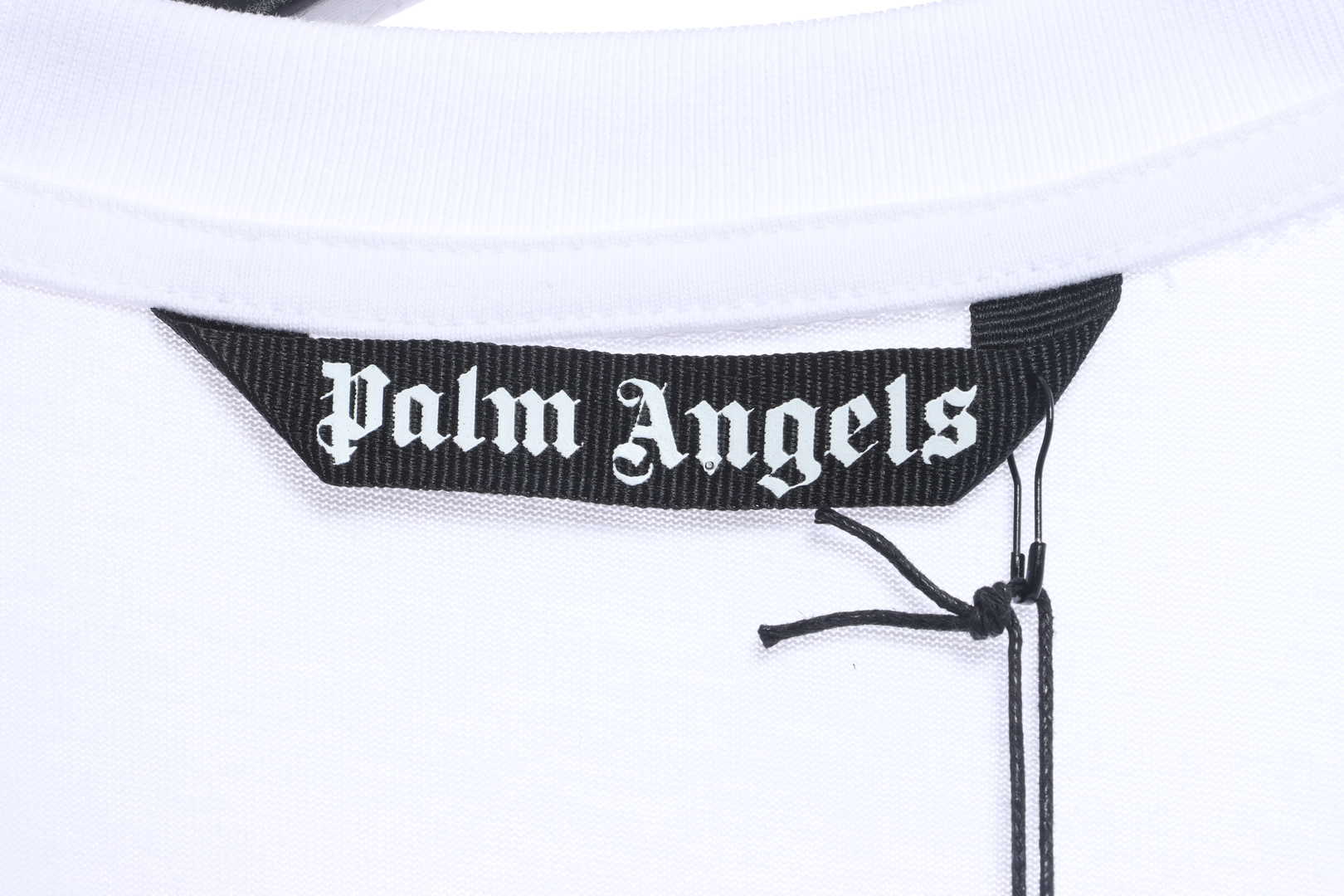 Palm Angels Transparent Broken Head Bear Print Short Sleeve White