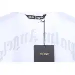 Palm Angels Transparent Broken Head Bear Print Short Sleeve White