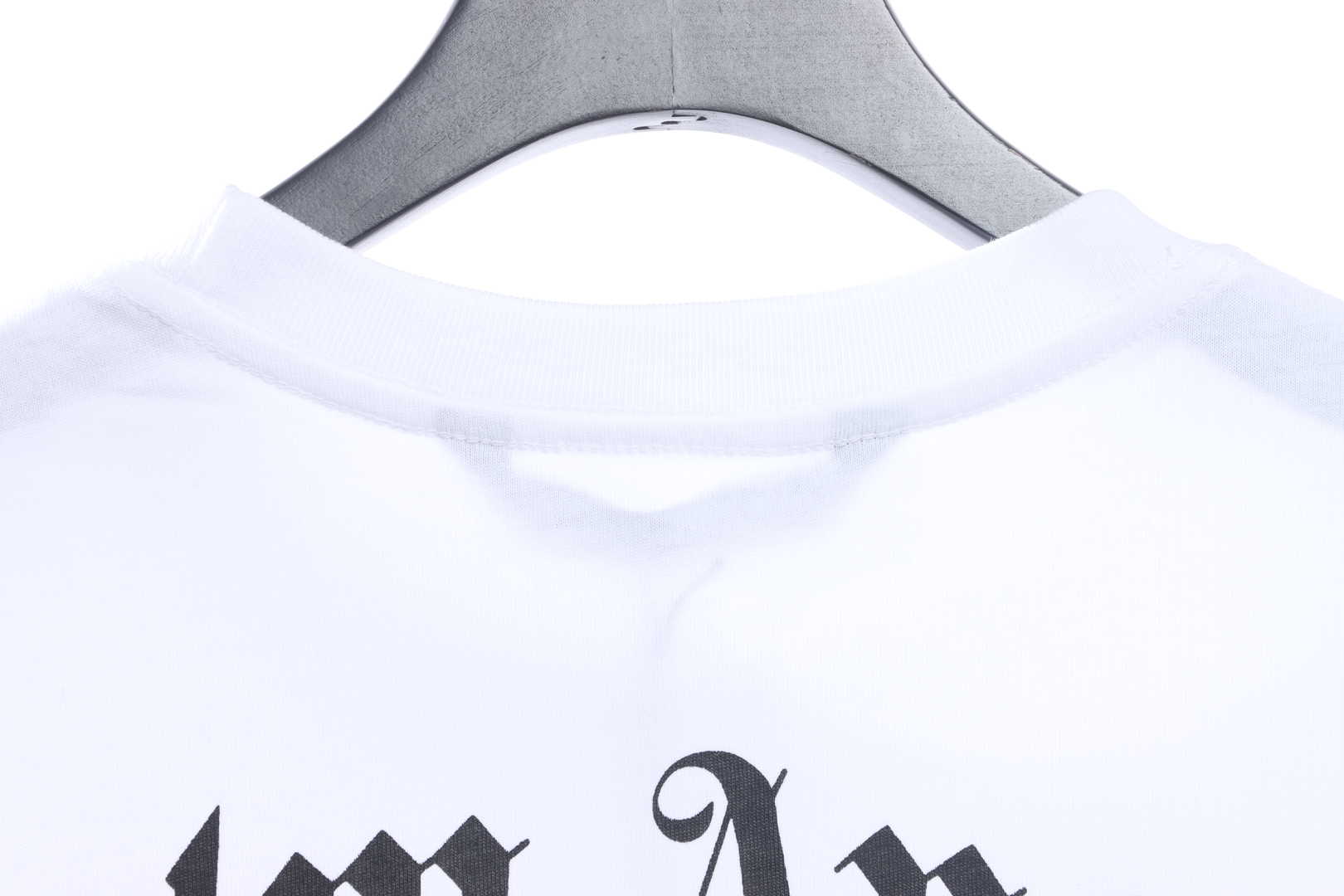 Palm Angels Transparent Broken Head Bear Print Short Sleeve White