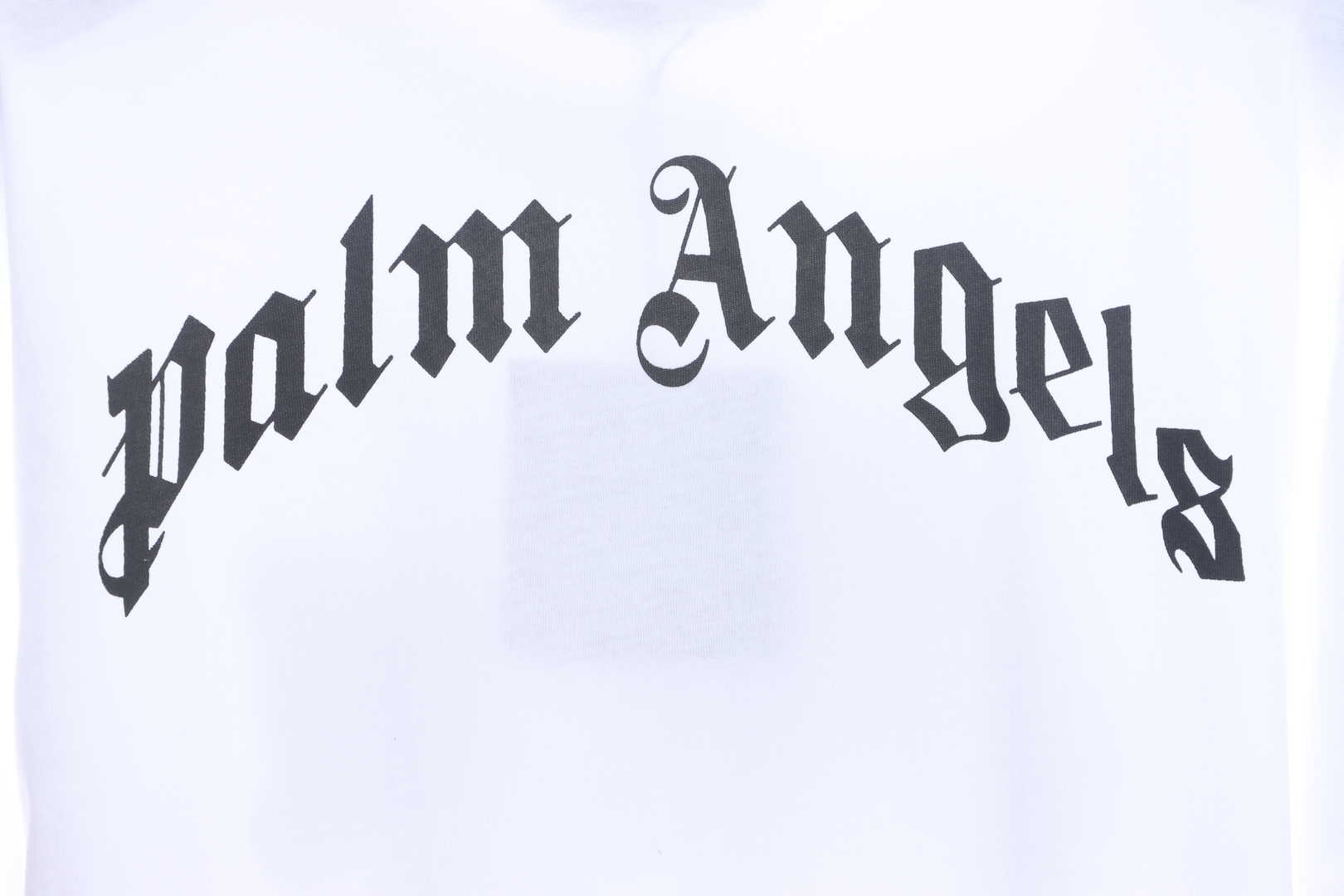 Palm Angels Transparent Broken Head Bear Print Short Sleeve White