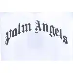 Palm Angels Transparent Broken Head Bear Print Short Sleeve White