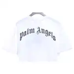 Palm Angels Transparent Broken Head Bear Print Short Sleeve White