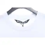 Palm Angels Transparent Broken Head Bear Print Short Sleeve White