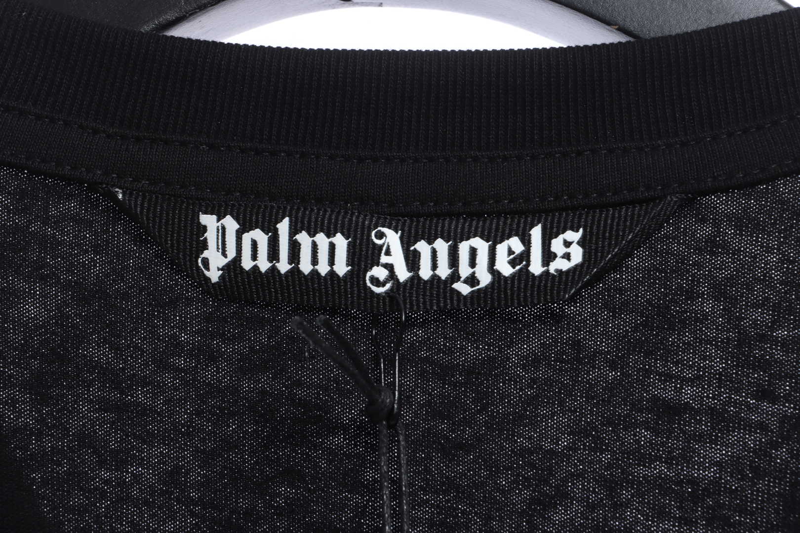 Palm Angels Yellow Broken Head Bear Print Short Sleeve black