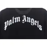 Palm Angels Yellow Broken Head Bear Print Short Sleeve black