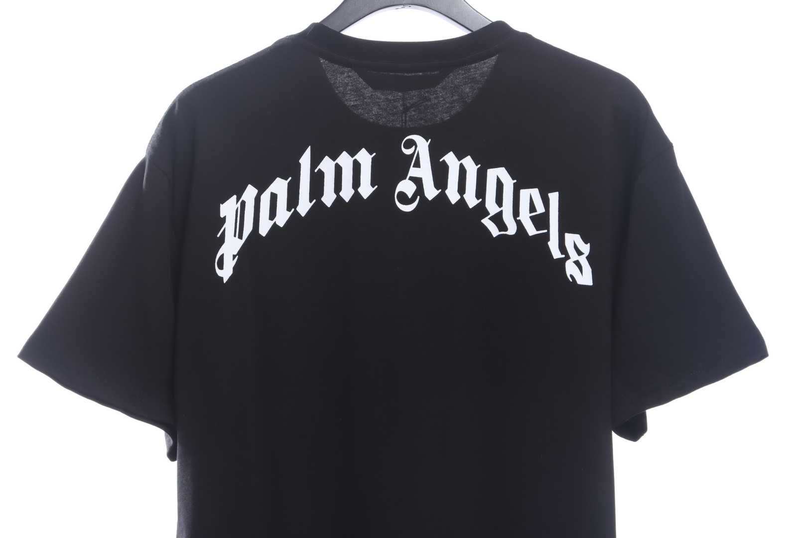 Palm Angels Yellow Broken Head Bear Print Short Sleeve black