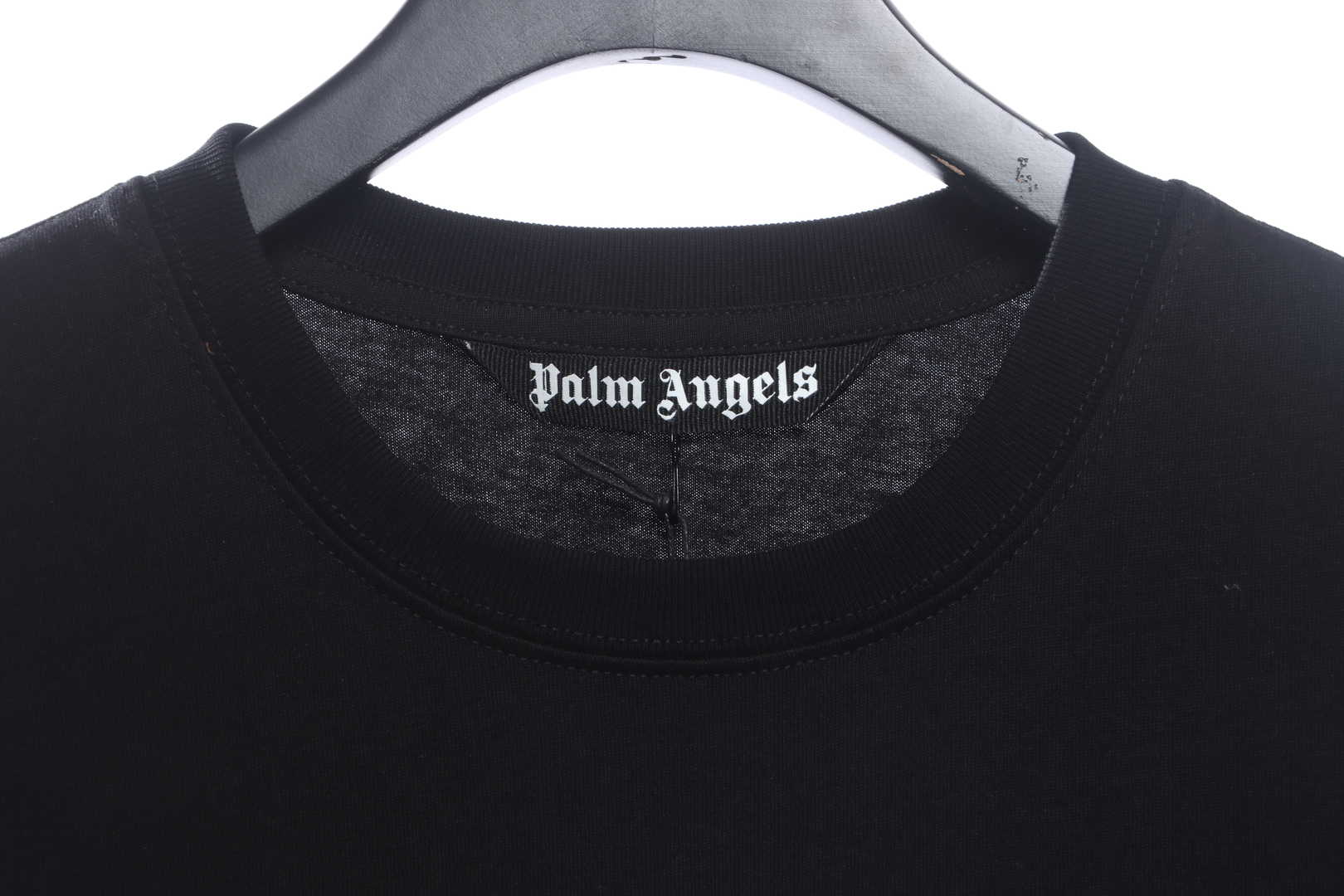 Palm Angels Yellow Broken Head Bear Print Short Sleeve black
