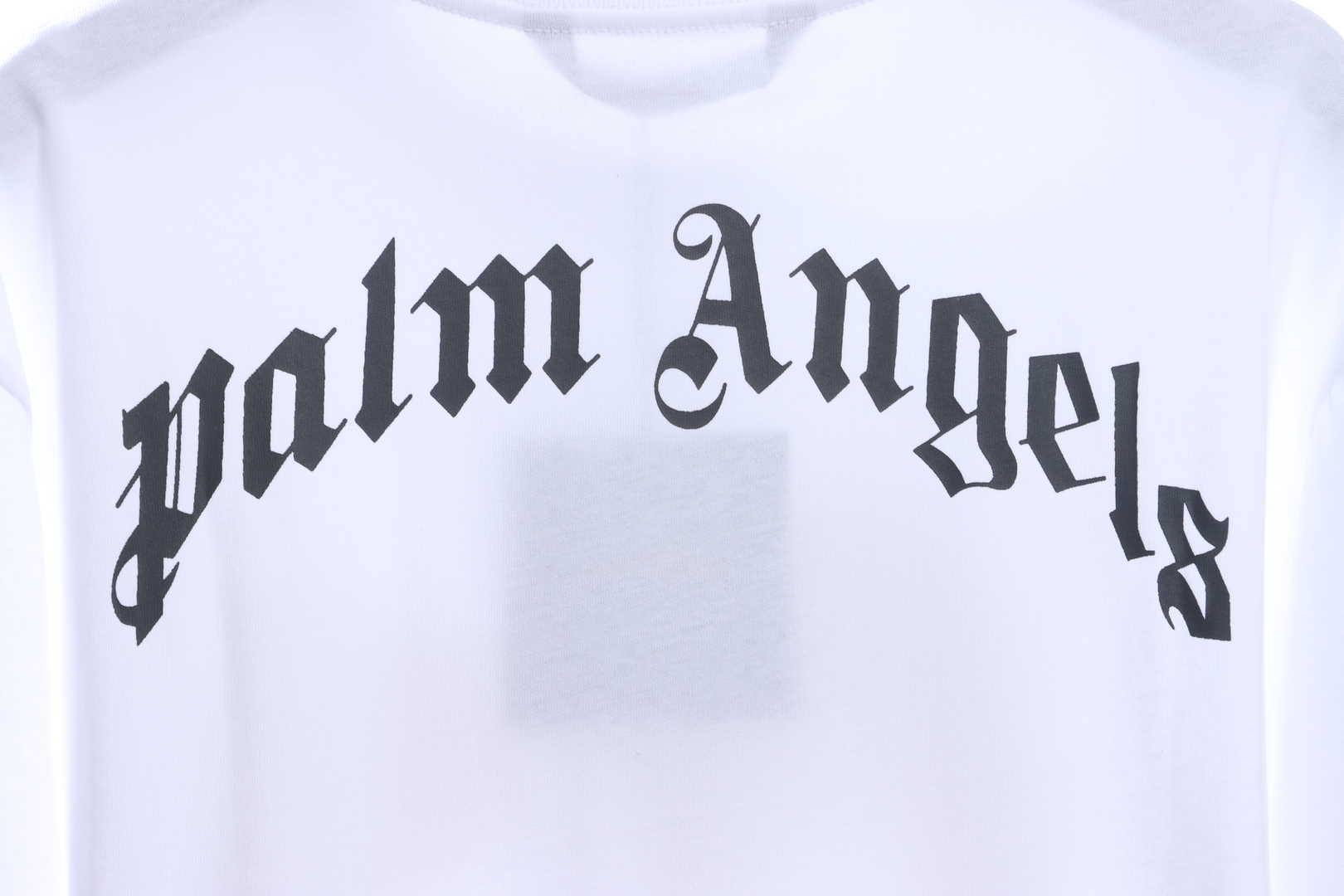Palm Angels Yellow Broken Head Bear Print Short Sleeve White