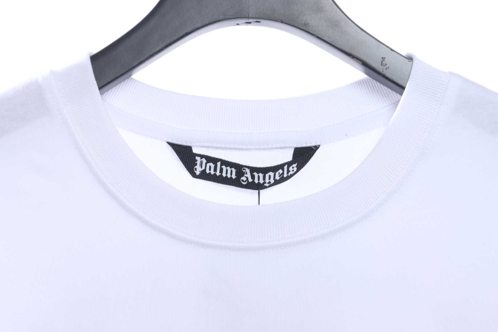 Palm Angels Yellow Broken Head Bear Print Short Sleeve White