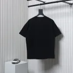Prada 24ss Crown Medal Letter Embroidered Short Sleeve black