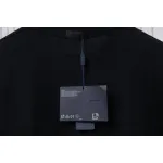 Prada 24ss Crown Medal Letter Embroidered Short Sleeve black