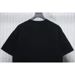 Prada 24ss Crown Medal Letter Embroidered Short Sleeve black