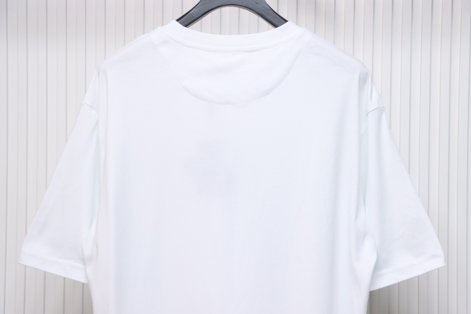 Prada 25ss chest embroidered patch logo short sleeve White