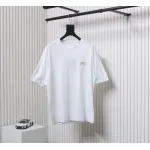 Prada 25ss chest embroidered patch logo short sleeve White