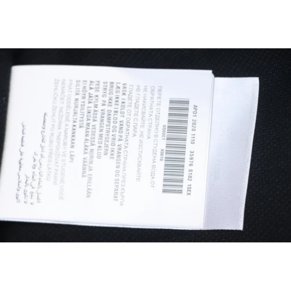 Prada New Chest Triangle Pocket Polo Short Sleeve black