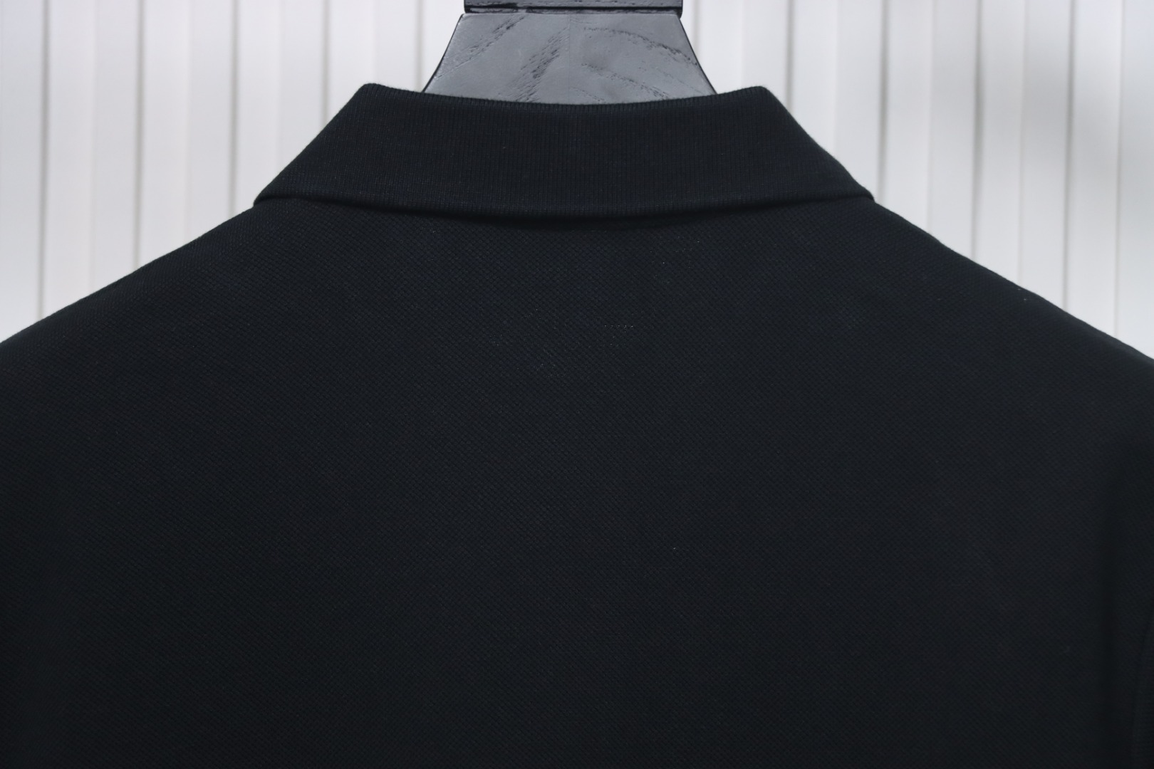 Prada New Chest Triangle Pocket Polo Short Sleeve black