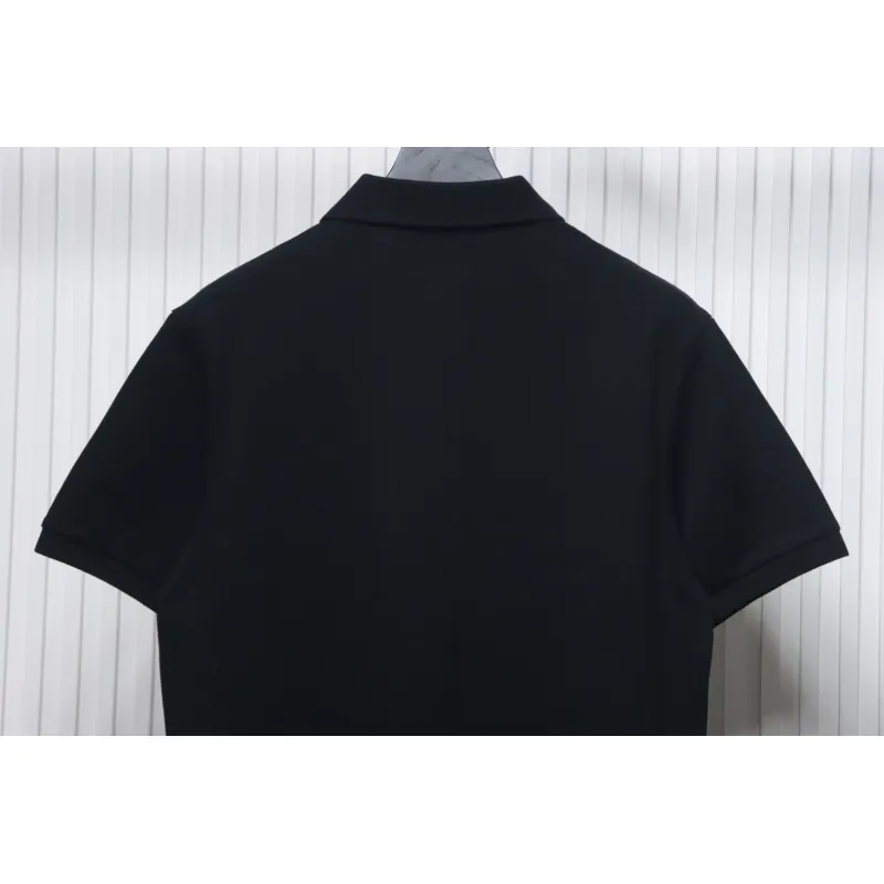Prada New Chest Triangle Pocket Polo Short Sleeve black