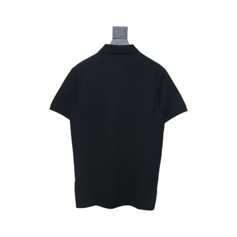 Prada New Chest Triangle Pocket Polo Short Sleeve black