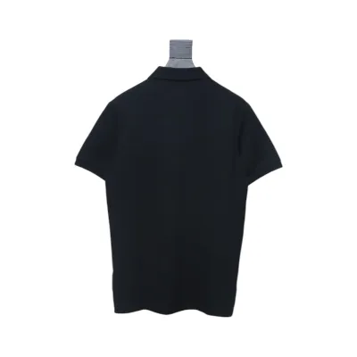 Prada New Chest Triangle Pocket Polo Short Sleeve black 02