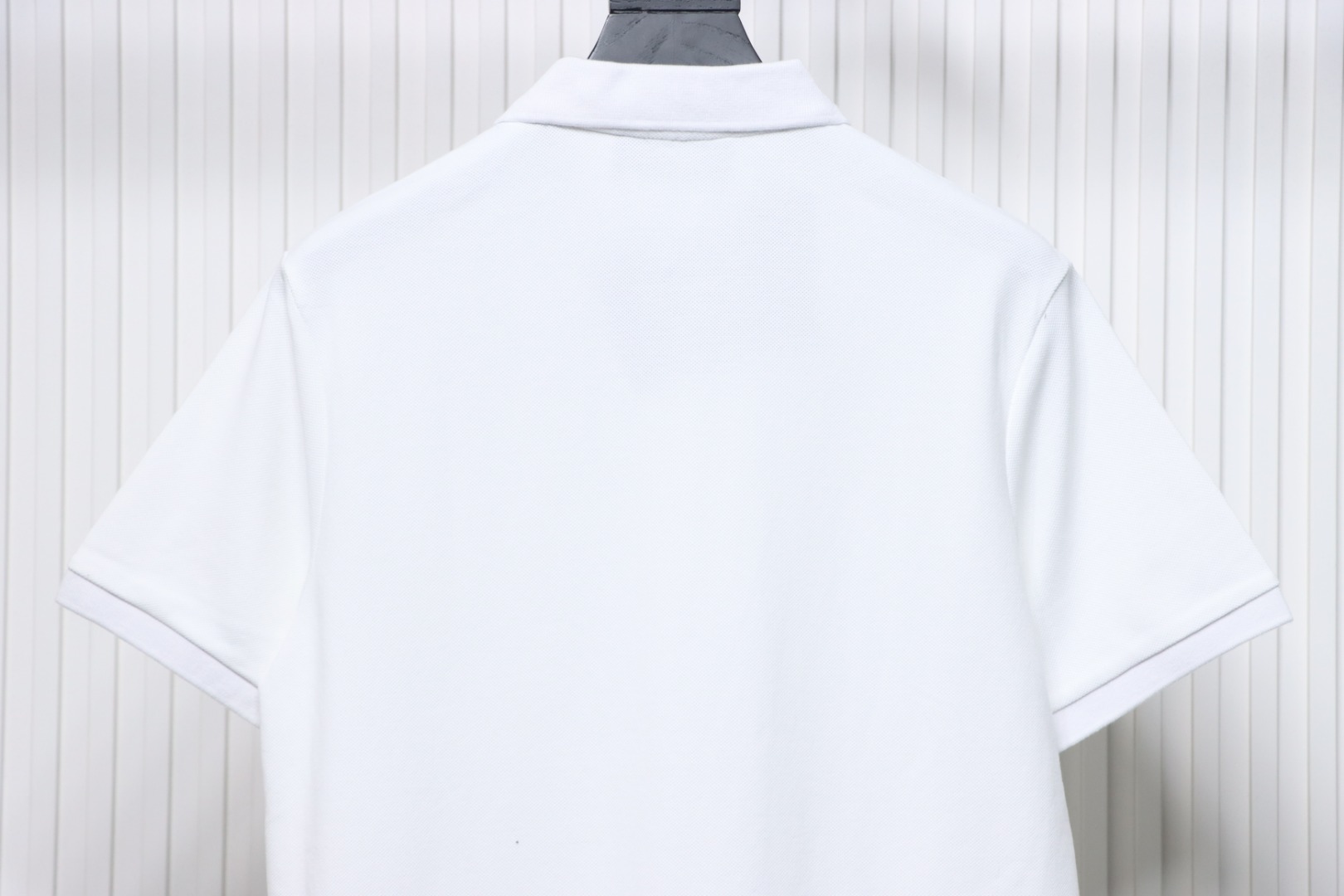 Prada New Chest Triangle Pocket Polo Short Sleeve White