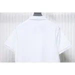 Prada New Chest Triangle Pocket Polo Short Sleeve White