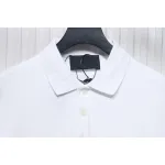 Prada New Chest Triangle Pocket Polo Short Sleeve White