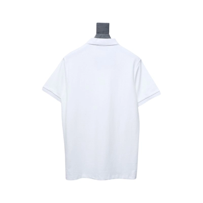 Prada New Chest Triangle Pocket Polo Short Sleeve White 02