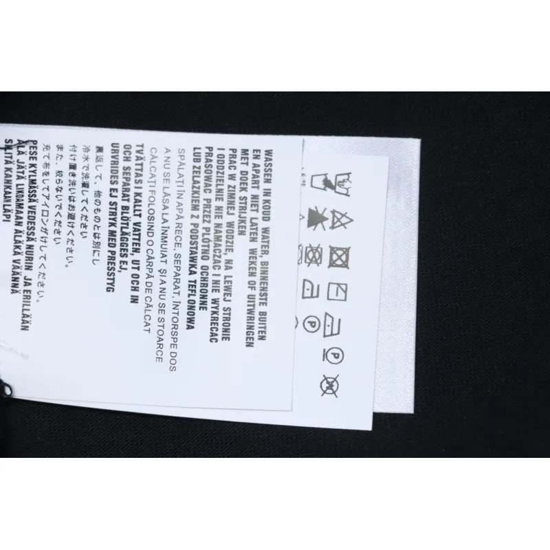 Prada PRD three-dimensional triangle logo short sleeve black