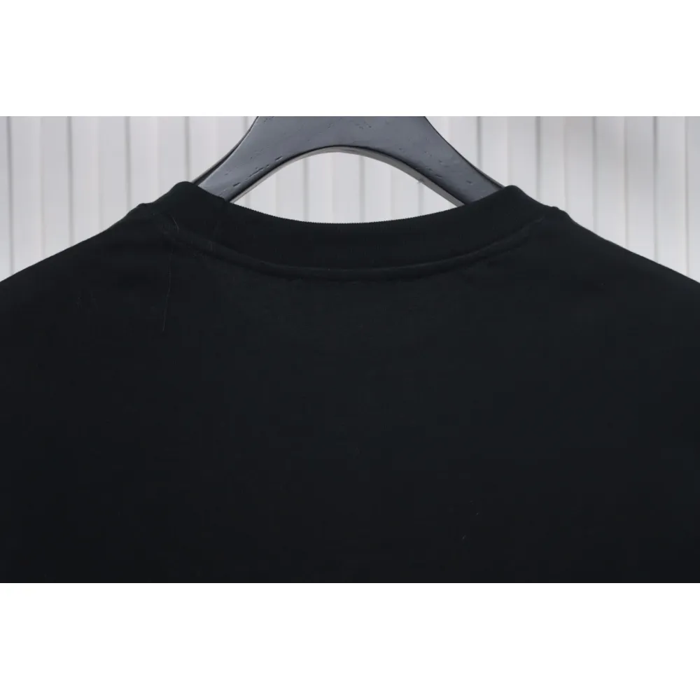 Prada PRD three-dimensional triangle logo short sleeve black