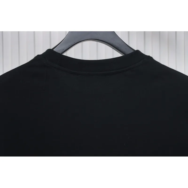 Prada PRD three-dimensional triangle logo short sleeve black